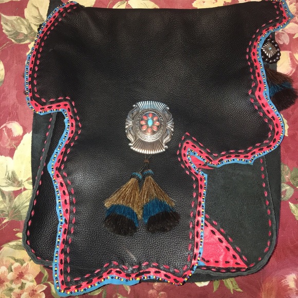 SOLD! Owl Designs Handmade Retro Tote Crossbody - Picture 4 of 6